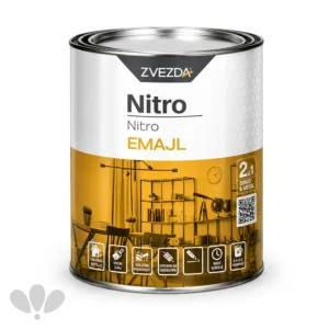 Zvezda nitro emajl drvo metal